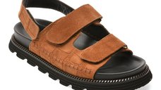Sandale GRYXX maro, 428933, din piele intoarsa