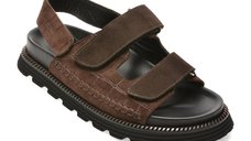Sandale GRYXX maro, 428933, din piele intoarsa