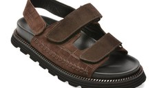 Sandale GRYXX maro, 428933, din piele intoarsa