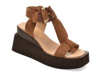 Sandale GRYXX maro, 4842611, din piele intoarsa - 1