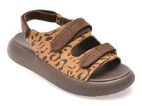 Sandale GRYXX maro, 5L120, din piele intoarsa - 1