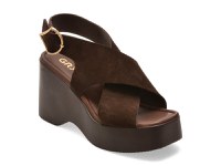 Sandale GRYXX maro, M809, din piele intoarsa - 1