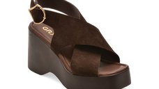 Sandale GRYXX maro, M809, din piele intoarsa