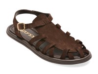 Sandale GRYXX maro, M875, din piele intoarsa - 1