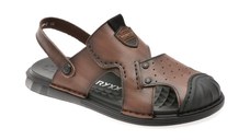 Sandale GRYXX maro, T6388, din piele naturala