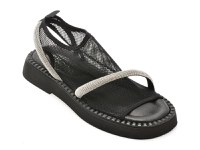 Sandale GRYXX negre, 1, din material textil - 1