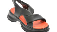 Sandale GRYXX negre, 1150G12, din piele naturala