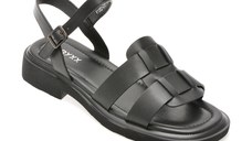 Sandale GRYXX negre, 1302G15, din piele naturala
