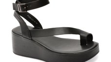 Sandale GRYXX negre, 1339C23, din piele naturala