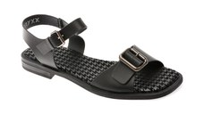 Sandale GRYXX negre, 1352H19, din piele naturala