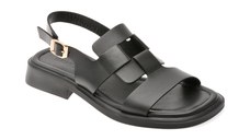Sandale GRYXX negre, 1763900, din piele naturala