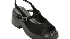 Sandale GRYXX negre, 1766211, din piele intoarsa