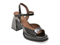Sandale GRYXX negre, 22L956, din piele naturala lacuita - 1