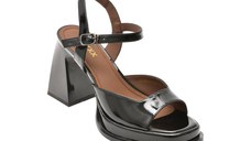 Sandale GRYXX negre, 22L956, din piele naturala lacuita