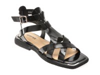 Sandale GRYXX negre, 2898, din piele naturala lacuita - 1