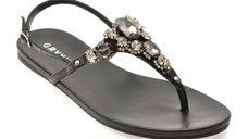 Sandale GRYXX negre, 364105, din piele naturala