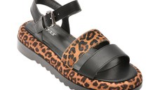 Sandale GRYXX negre, 5357, din piele naturala
