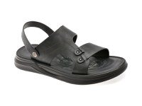 Sandale GRYXX negre, 53C51, din piele naturala - 1