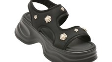 Sandale GRYXX negre, 550888, din material textil