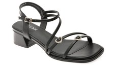 Sandale GRYXX negre, 6010, din piele ecologica