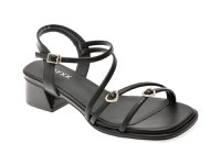 Sandale GRYXX negre, 6010, din piele ecologica - 1