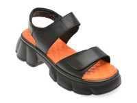 Sandale GRYXX negre, 66387, din piele naturala - 1