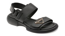 Sandale GRYXX negre, 734017, din piele naturala