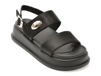 Sandale GRYXX negre, 790, din material textil - 1