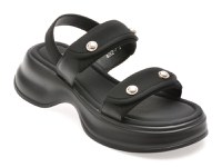 Sandale GRYXX negre, 8862, din material textil - 1