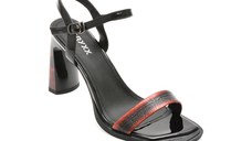 Sandale GRYXX negre, H18, din piele naturala