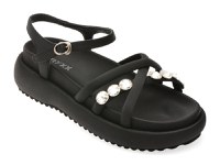 Sandale GRYXX negre, L802, din material textil - 1