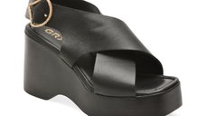 Sandale GRYXX negre, M809, din piele naturala