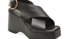 Sandale GRYXX negre, M809, din piele naturala