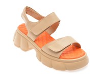 Sandale GRYXX nude, 66387, din piele naturala - 1