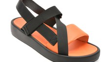 Sandale GRYXX portocalii, 5007, din piele naturala