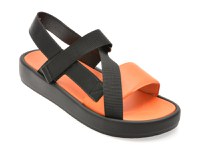 Sandale GRYXX portocalii, 5007, din piele naturala - 1