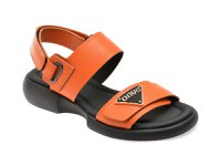 Sandale GRYXX portocalii, 734017, din piele naturala - 1