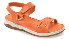 Sandale GRYXX portocalii, CS3210, din piele naturala