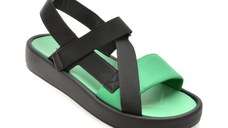 Sandale GRYXX verzi, 5007, din piele naturala