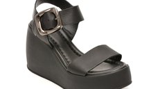 Sandale negre GRYXX 5001729 din piele naturala pentru vara