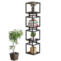 Biblioteca Art din metal culoare alb 150 cm - 1