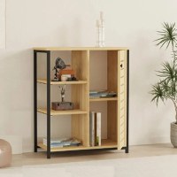 Biblioteca Benny consola culoare stejar 72 cm - 1