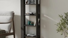 Biblioteca Polly culoare antracit 160cm