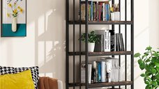 Biblioteca ,solid wood,lemn, Homs,seria A-620,80x30x160 cm,630149