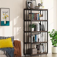 Biblioteca ,solid wood,lemn, Homs,seria A-620,80x30x160 cm,630149 - 1