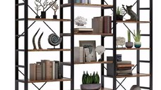 Biblioteca , stil industrial seria A-627,180x27x170 cm ,PL255