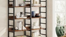 Biblioteca , stil industrial seria A-627,180x30x120 cm