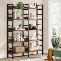 Biblioteca , stil industrial seria A-627,180x30x120 cm - 1