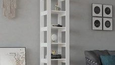 Biblioteca Trudy culoare alb,180 cm