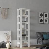 Biblioteca Trudy culoare alb,180 cm - 1